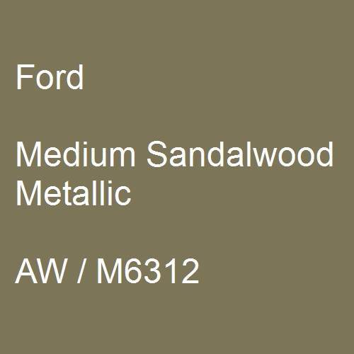 Ford, Medium Sandalwood Metallic, AW / M6312.
